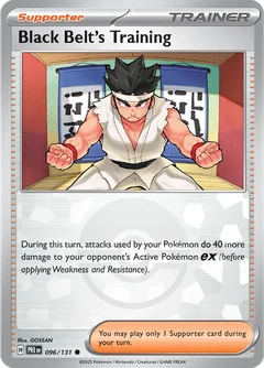 Black Belt's Training Poke ball Holo 96